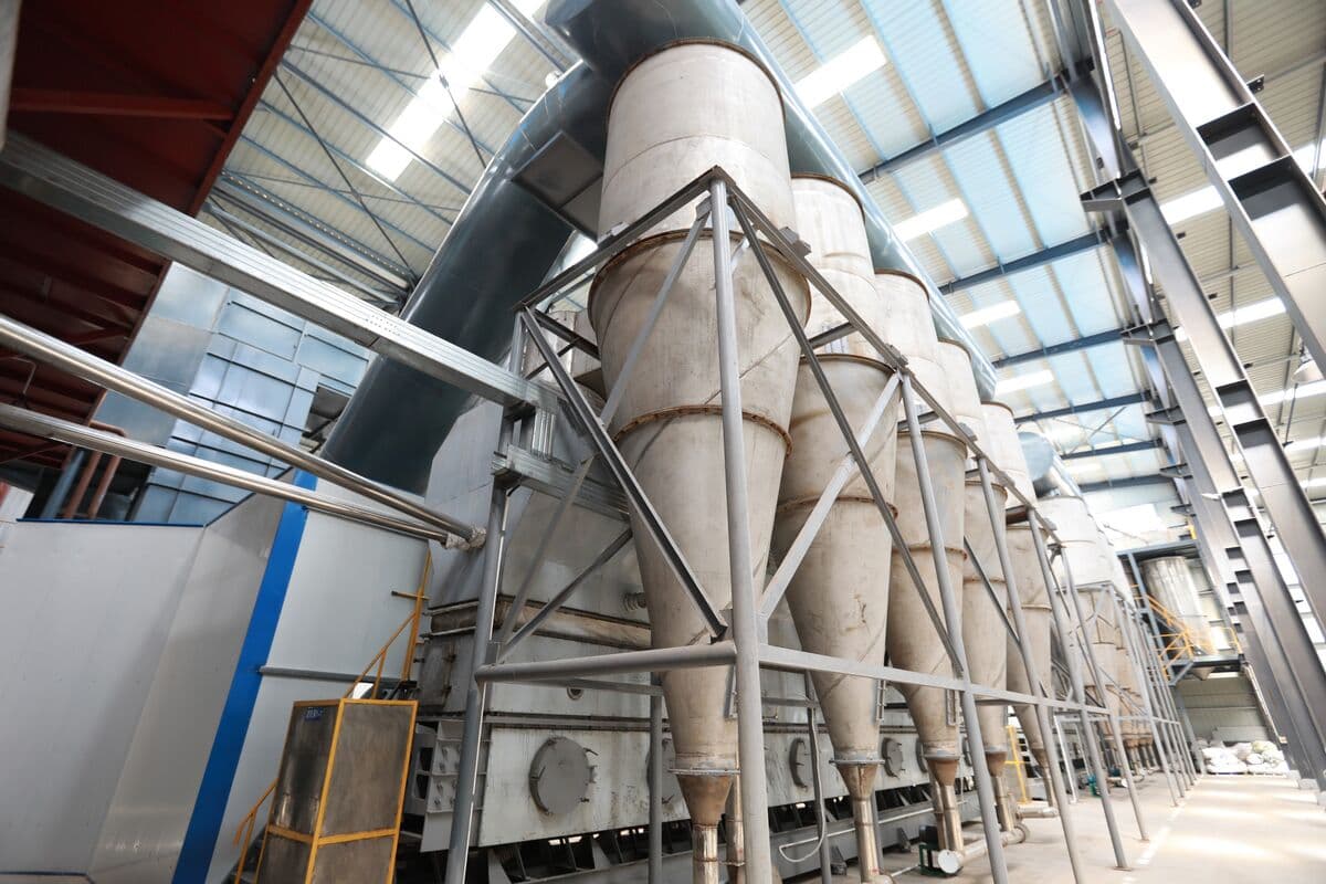 Coal washing plant with thickener equipment