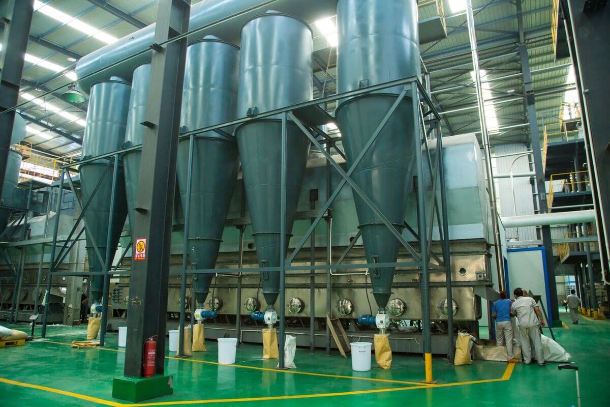 Process equipment at a polymer production facility