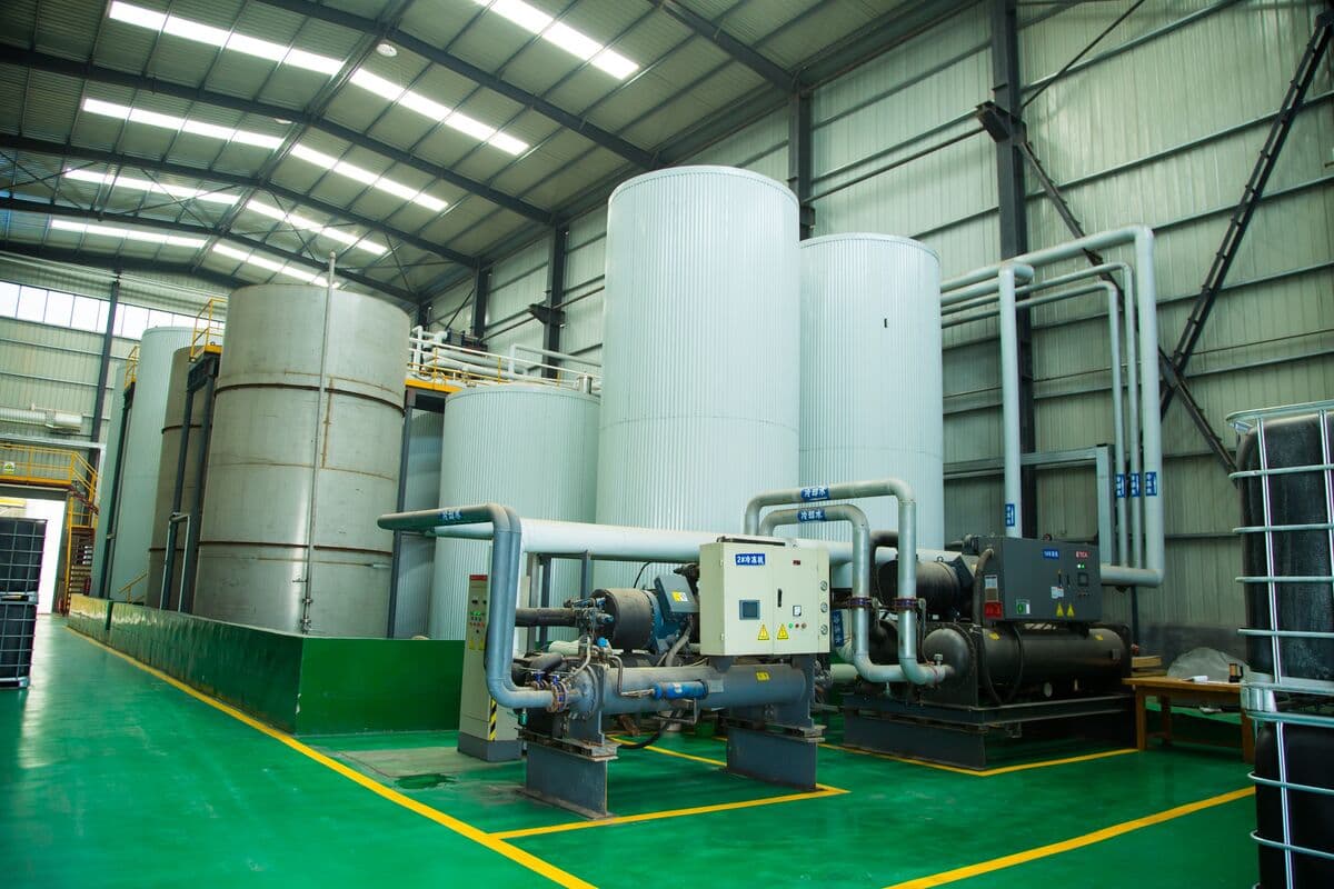 PAM dosing system for DAF in a meat processing plant