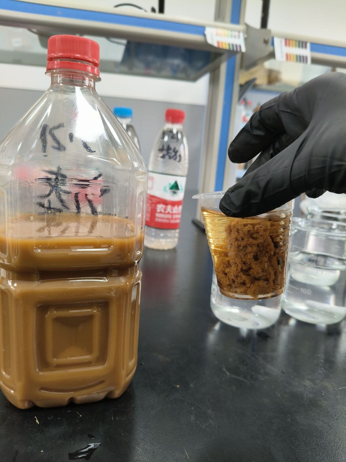 PAM jar test for drinking water treatment